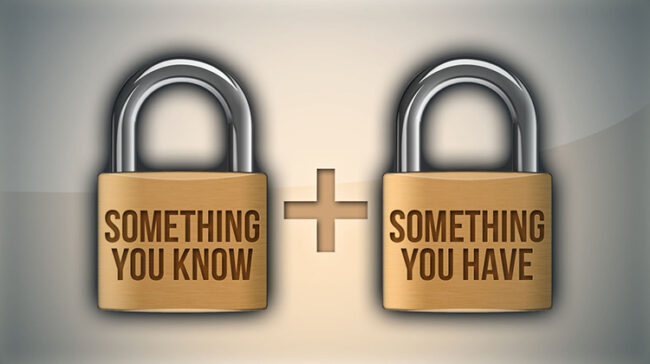 two factor authentification