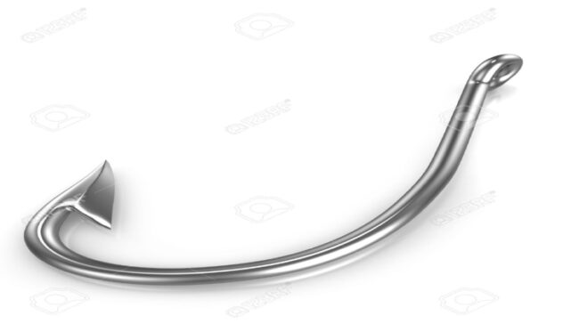 8842932-Shiny-fishing-hook-isolated-on-white-background-Stock-Photo-fish